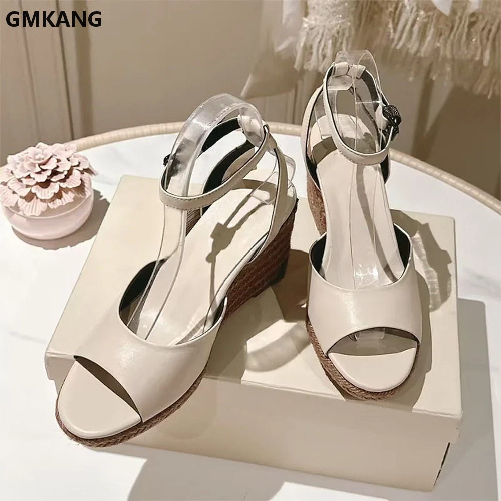 Summer Wedge Heels Sandals Wom - огляд і ціна Espadrille Wedge Shoes