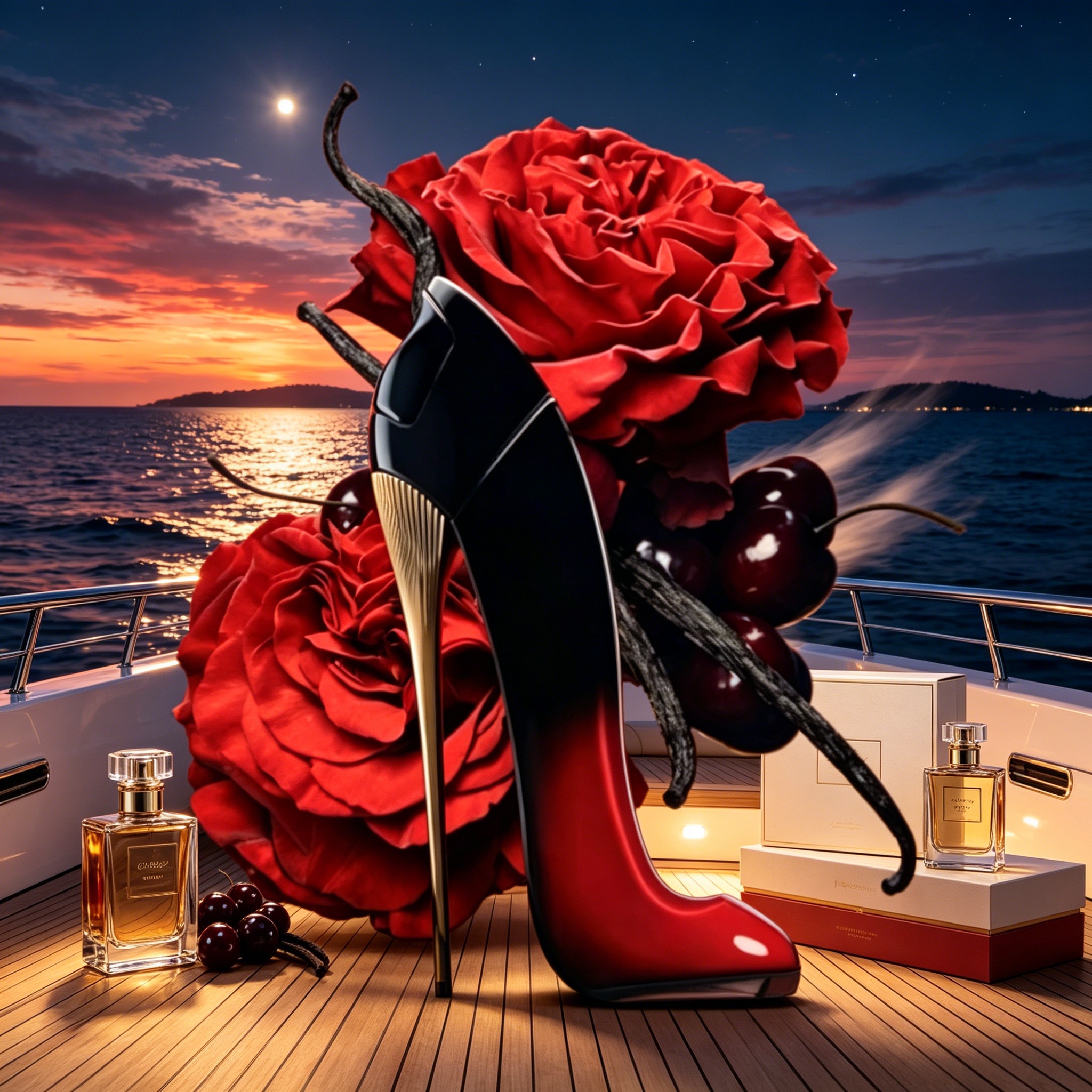 Gradient Red Black High Heel W - огляд і ціна Women Shoes Heels