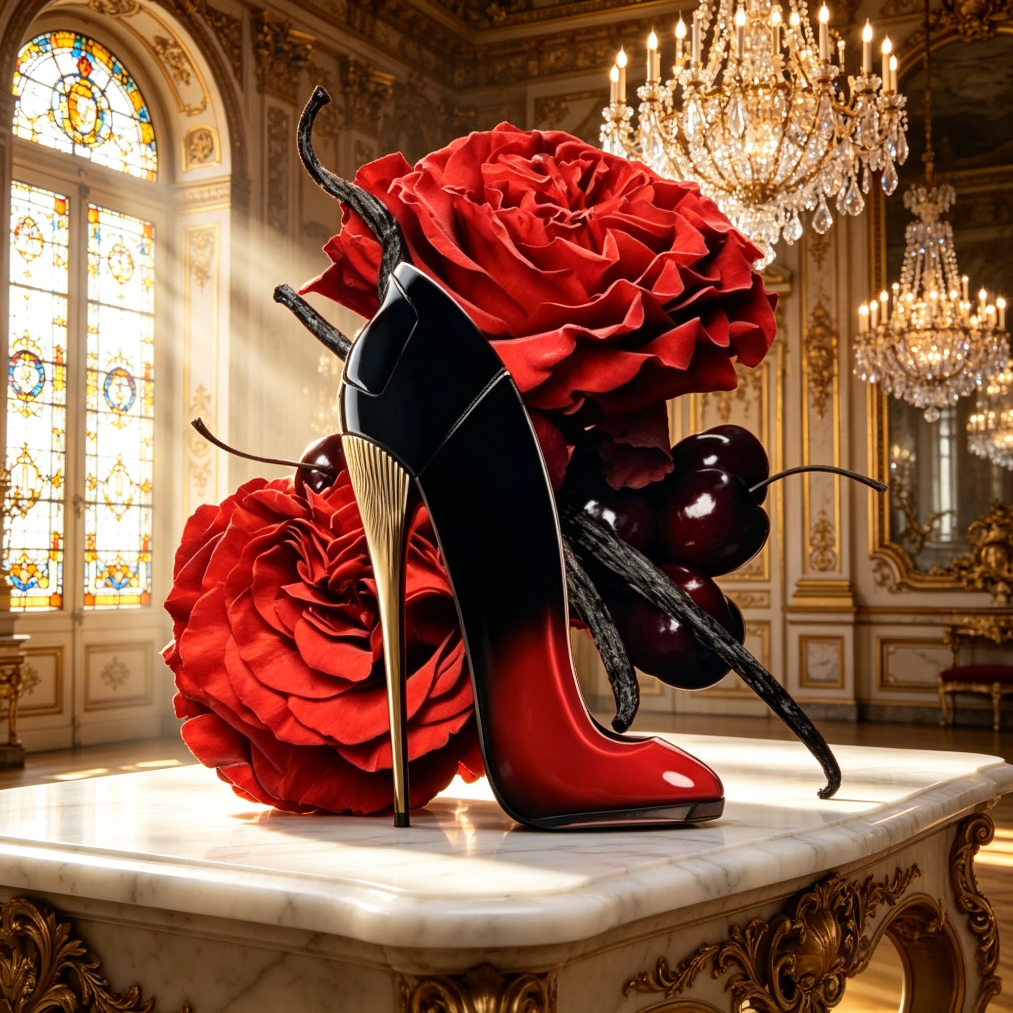 Gradient Red Black High Heel W - огляд і ціна Women Shoes Heels