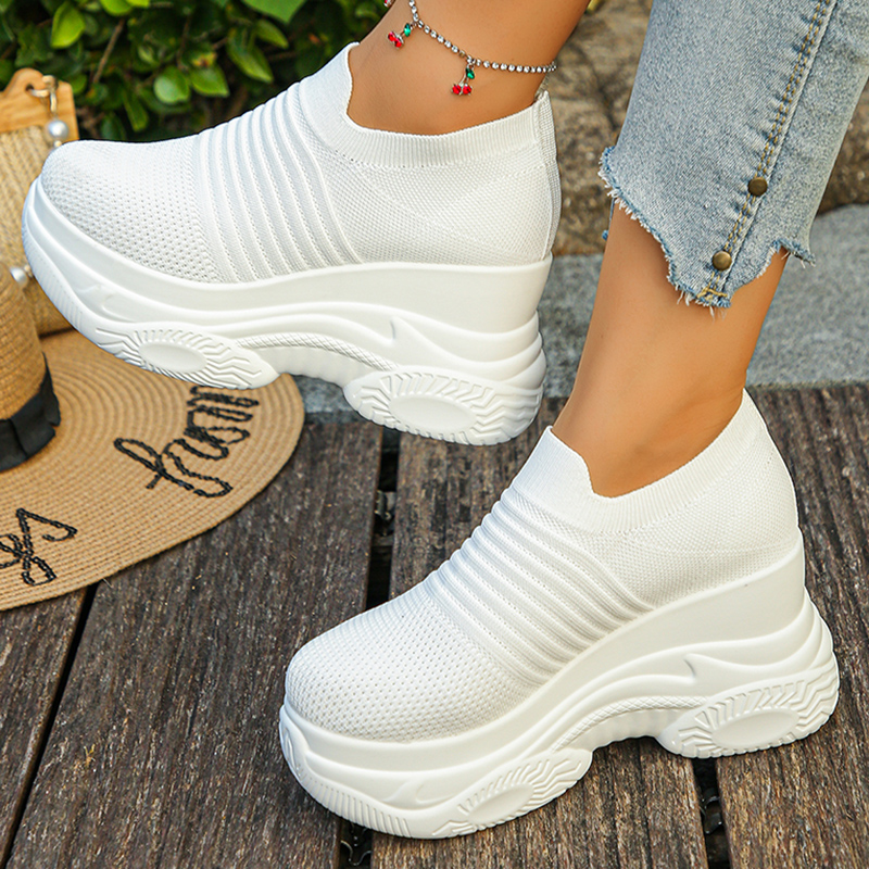 Women's Knitted White Chunky S - огляд і ціна Women Shoes Sale
