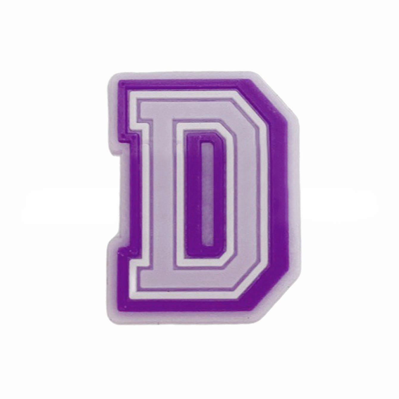 New Purple Alphabet Letter Pin - огляд і ціна Croc Style Clog