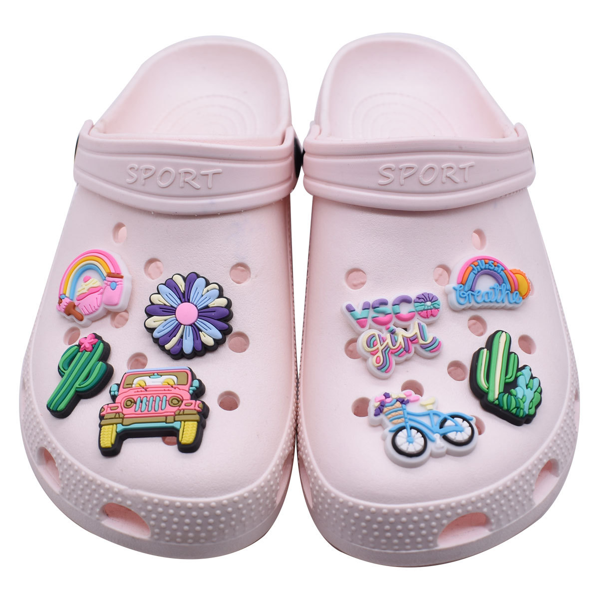 Summer Travel Shoe Charms for  - огляд і ціна Croc Style Clog