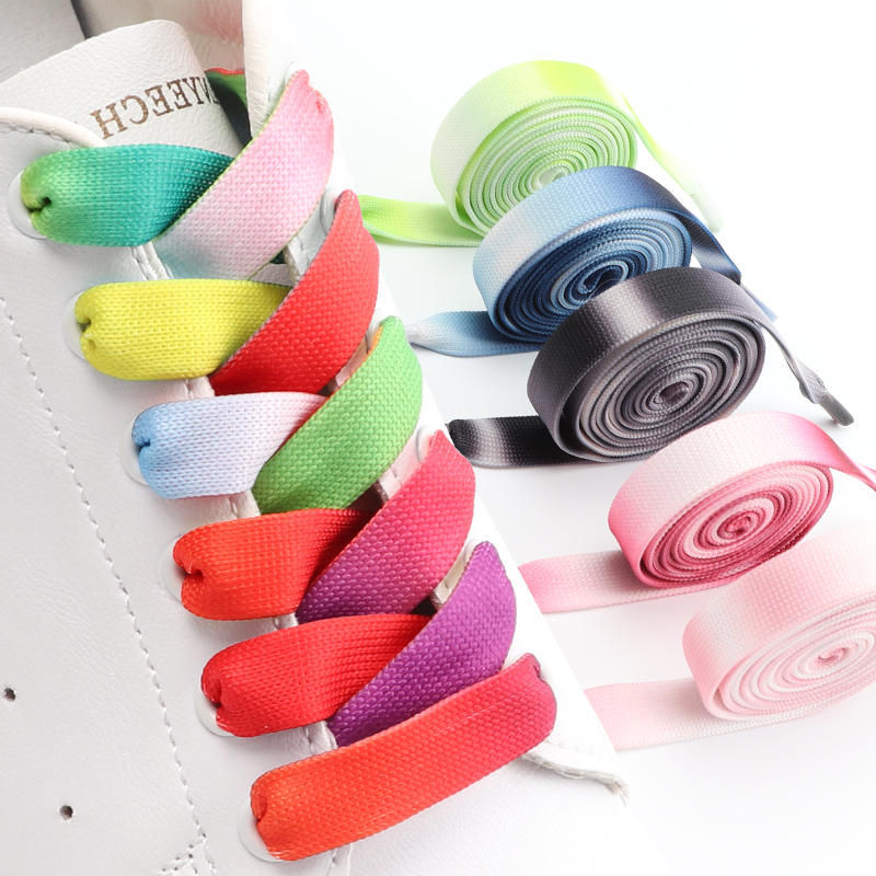 Rainbow Gradient Flat Shoelace - огляд і ціна Women Shoes Mk