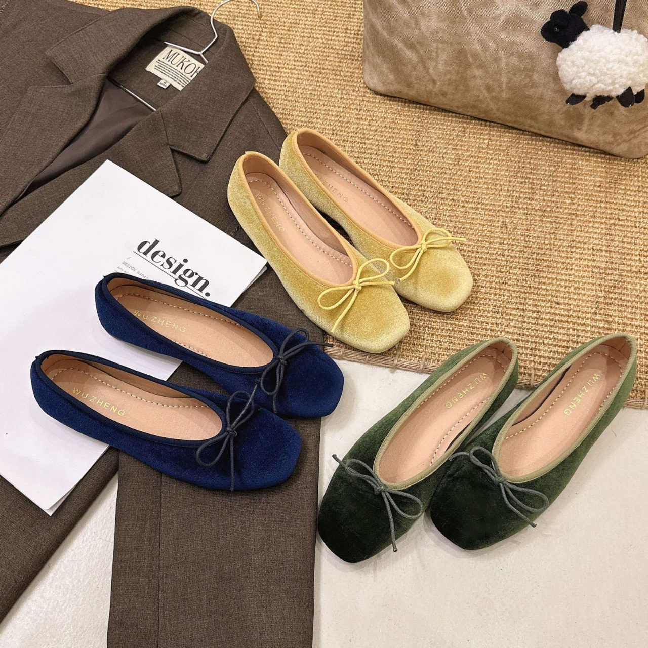 French-style high-end velvet b - огляд і ціна Women Shoes Heels