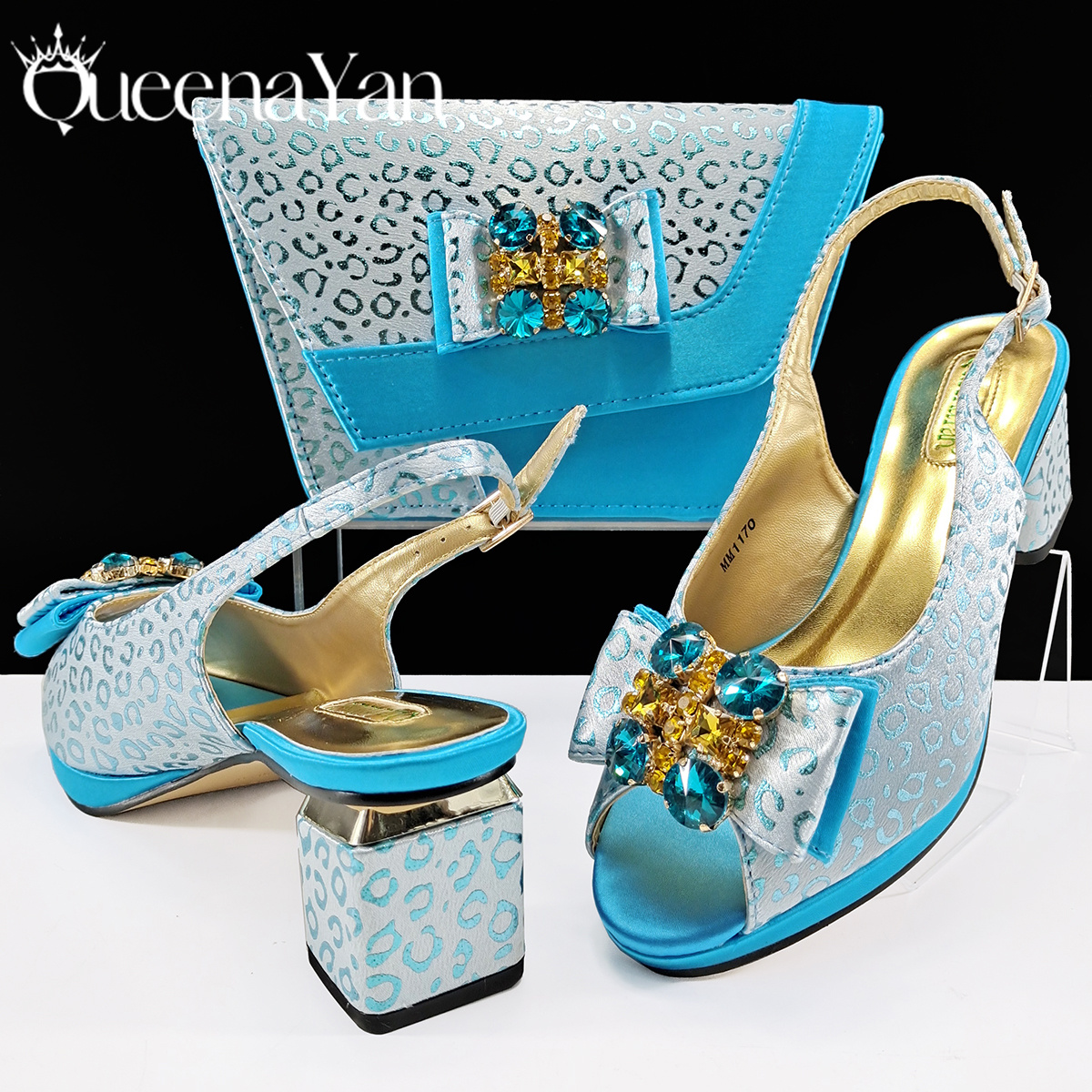Queena Yan Light Blue Elegant  - огляд і ціна Women'S Shoes Navy Blue