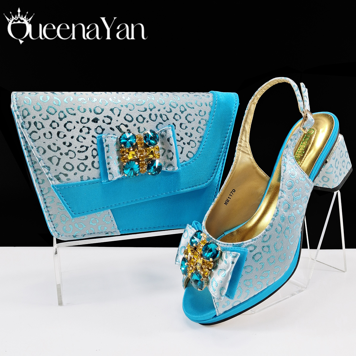 Queena Yan Light Blue Elegant  - огляд і ціна Women'S Shoes Navy Blue