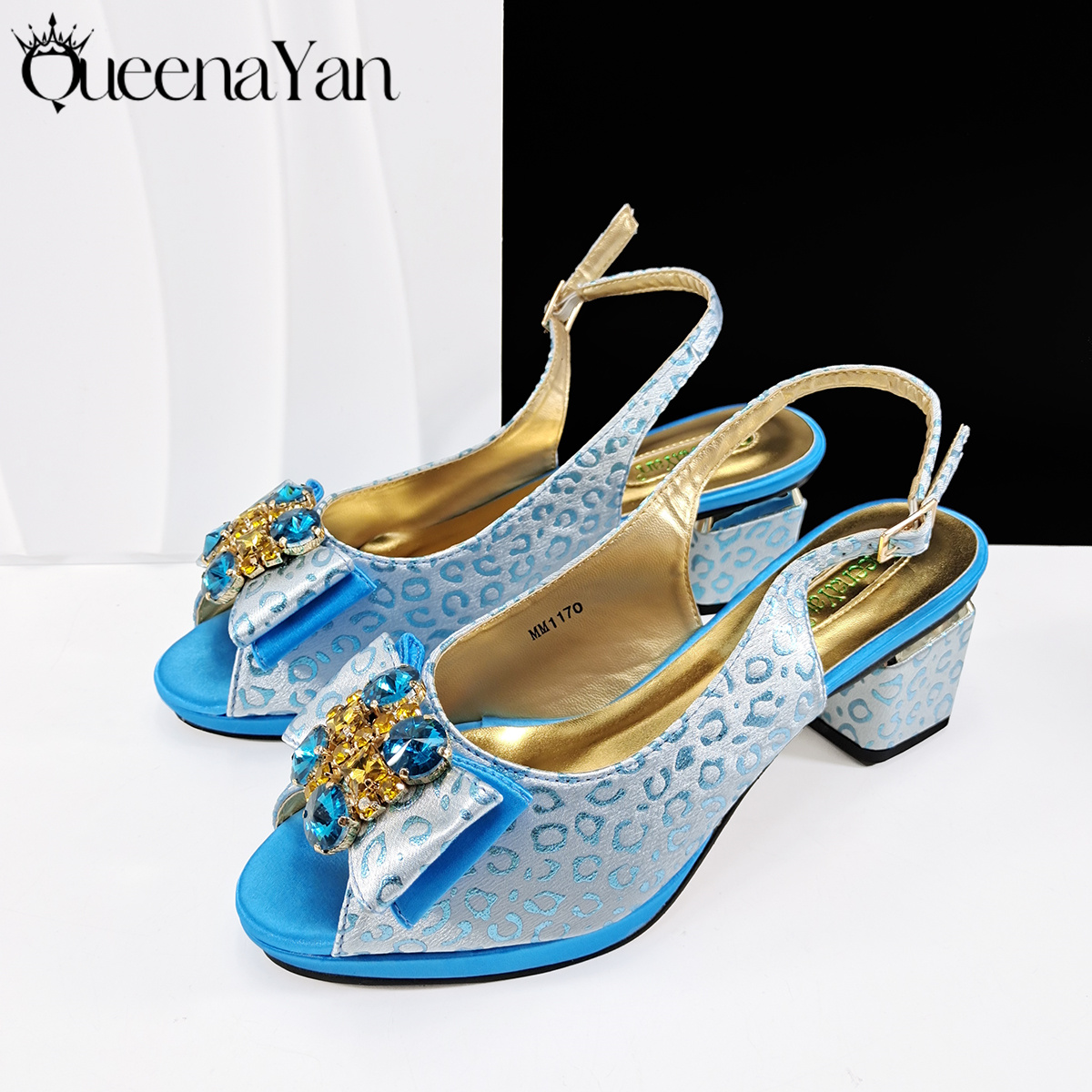 Queena Yan Light Blue Elegant  - огляд і ціна Women'S Shoes Navy Blue