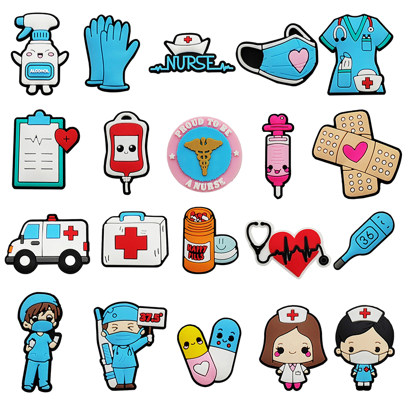 Cartoon Set Shoe Charms Pack f - огляд і ціна Croc Style Clog