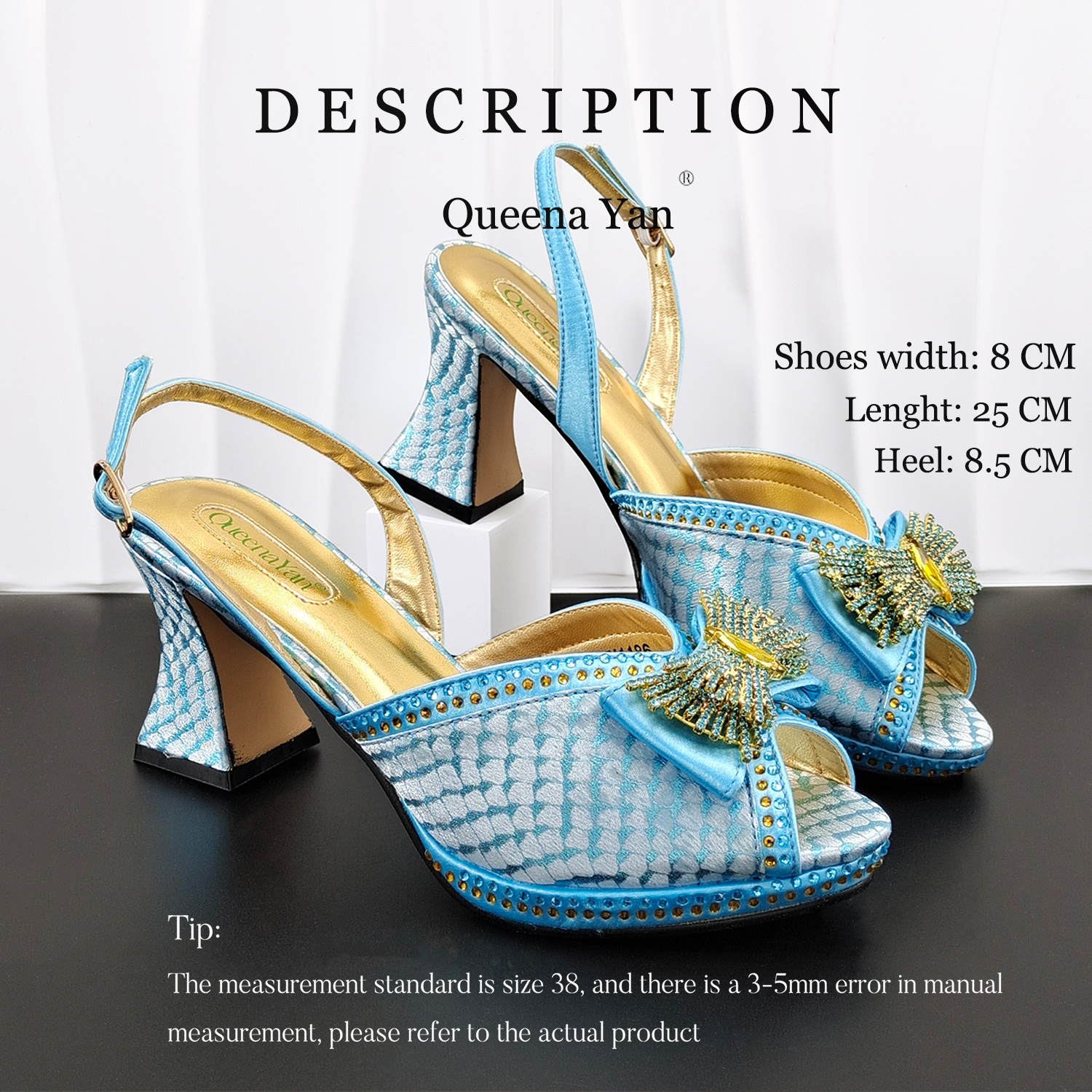 QueenaYan Hot Selling Sky Blue - огляд і ціна Women'S Shoes Navy Blue
