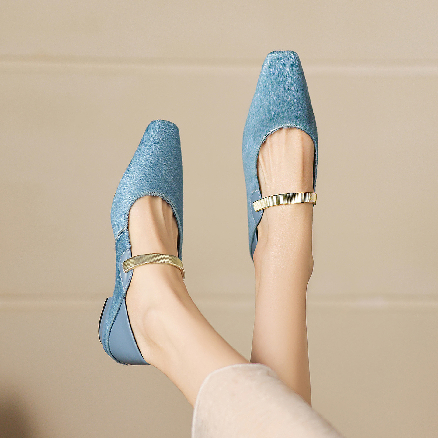 Genuine Leather Horsehair Squa - огляд і ціна Women Shoes Sandals
