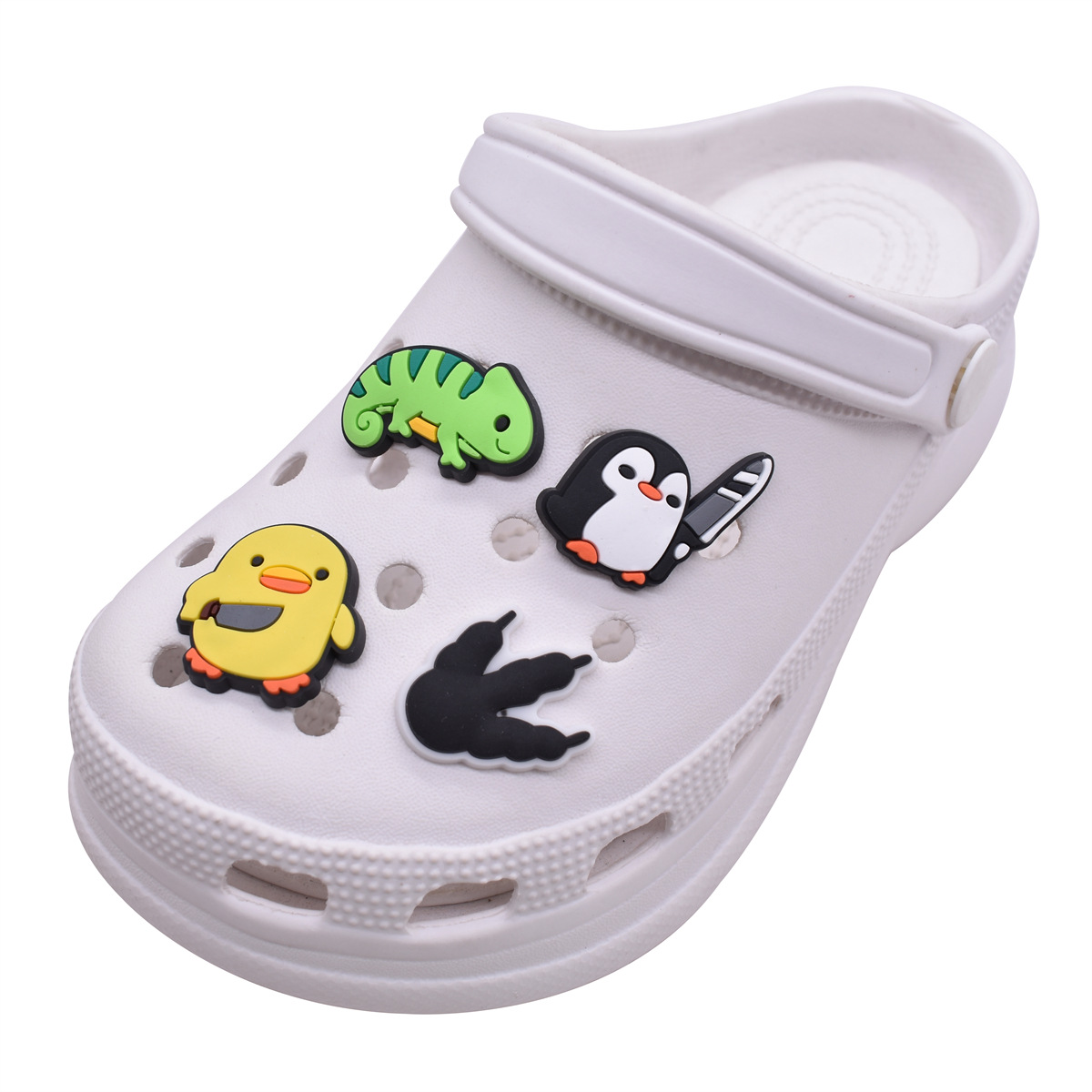 New 1Pcs  Cartnoon Animals Sho - огляд і ціна Croc Style Clog