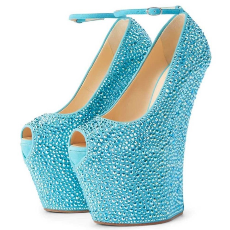 DIZHUANG Sexy women's high hee - огляд і ціна Women'S Shoes Navy Blue