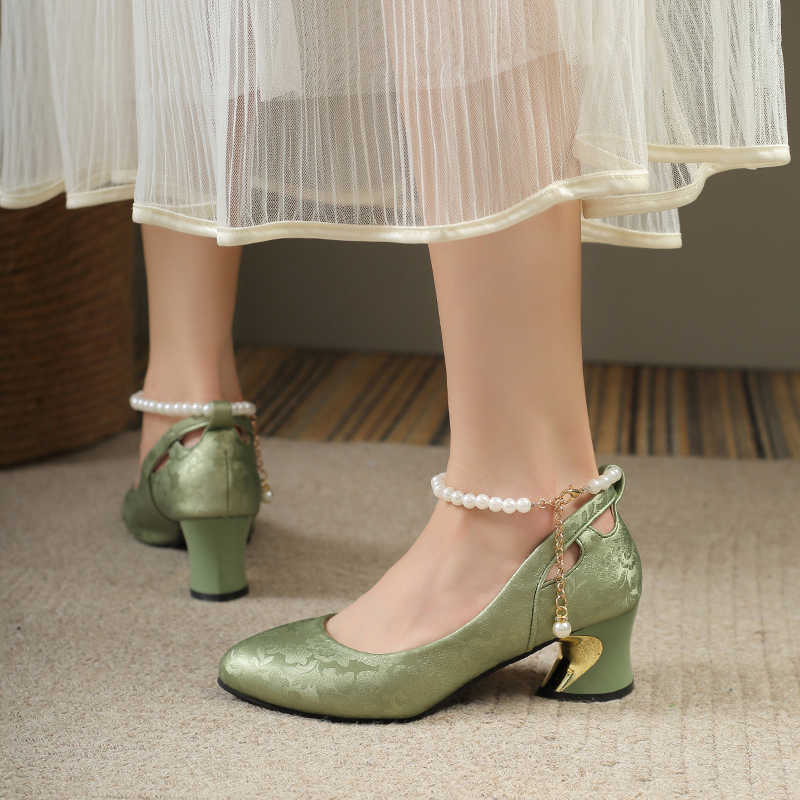 2025 New Bow Pearl Mary Jane P - огляд і ціна Women Shoes Mk