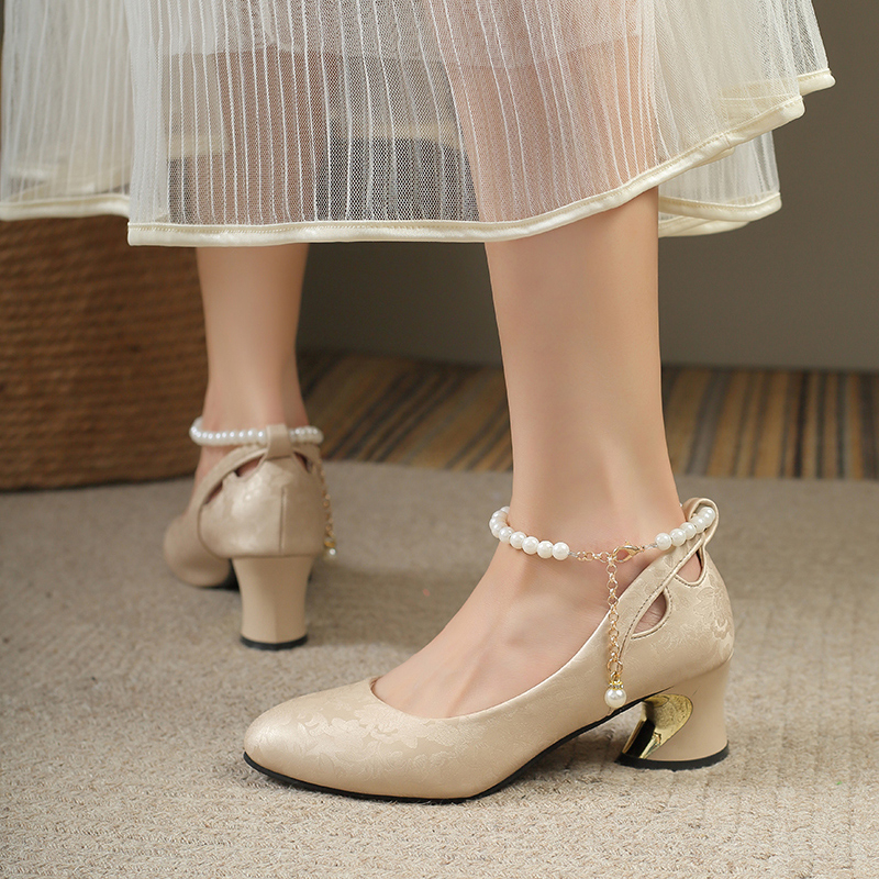 2025 New Bow Pearl Mary Jane P - огляд і ціна Women Shoes Mk