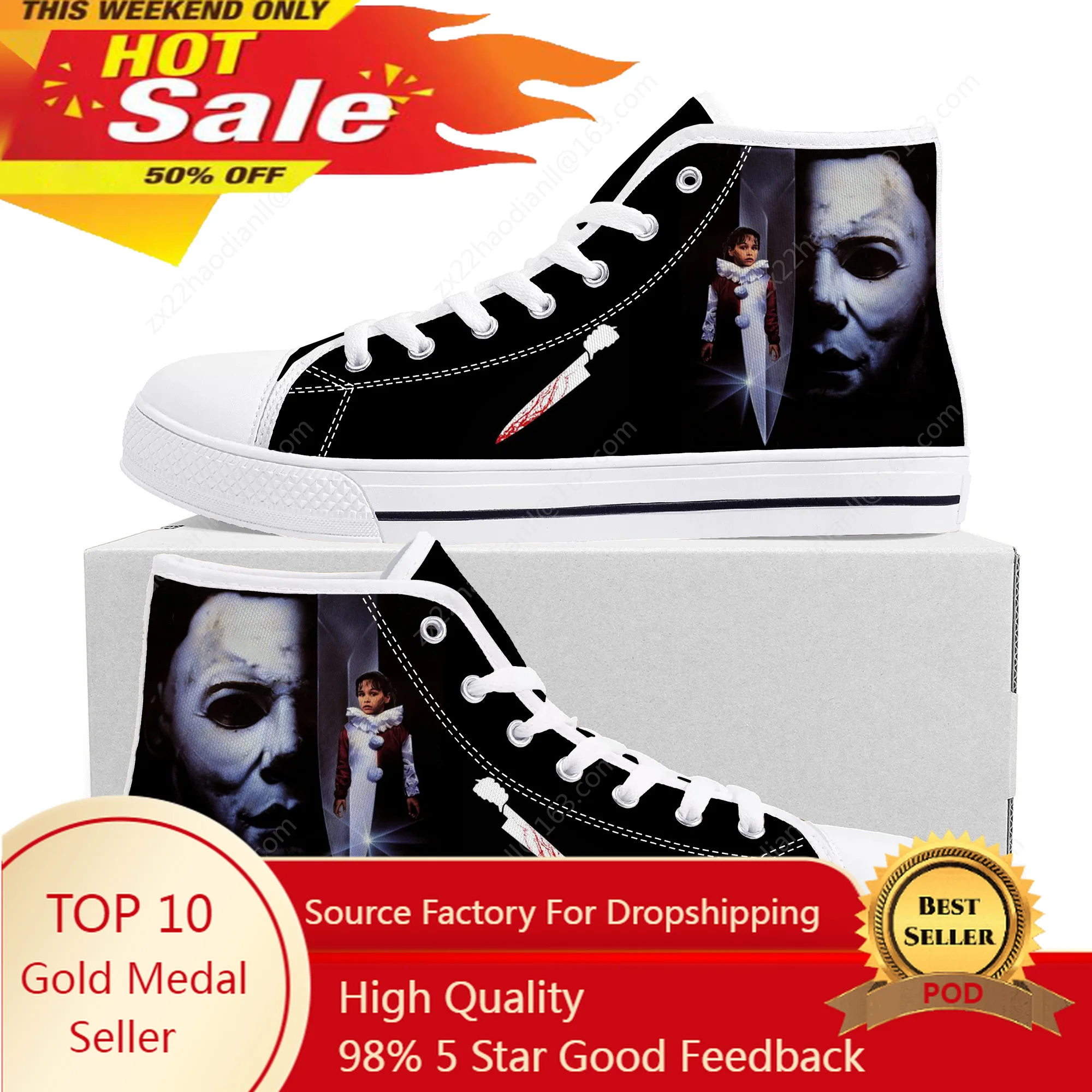 Horror Halloween High Top Qual - огляд і ціна Women Shoes Myer