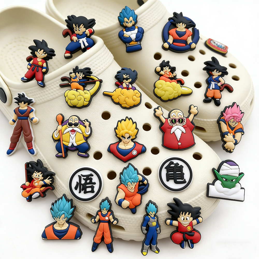 22pcs Dragon Ball Series Shoe  - огляд і ціна Croc Style Clog
