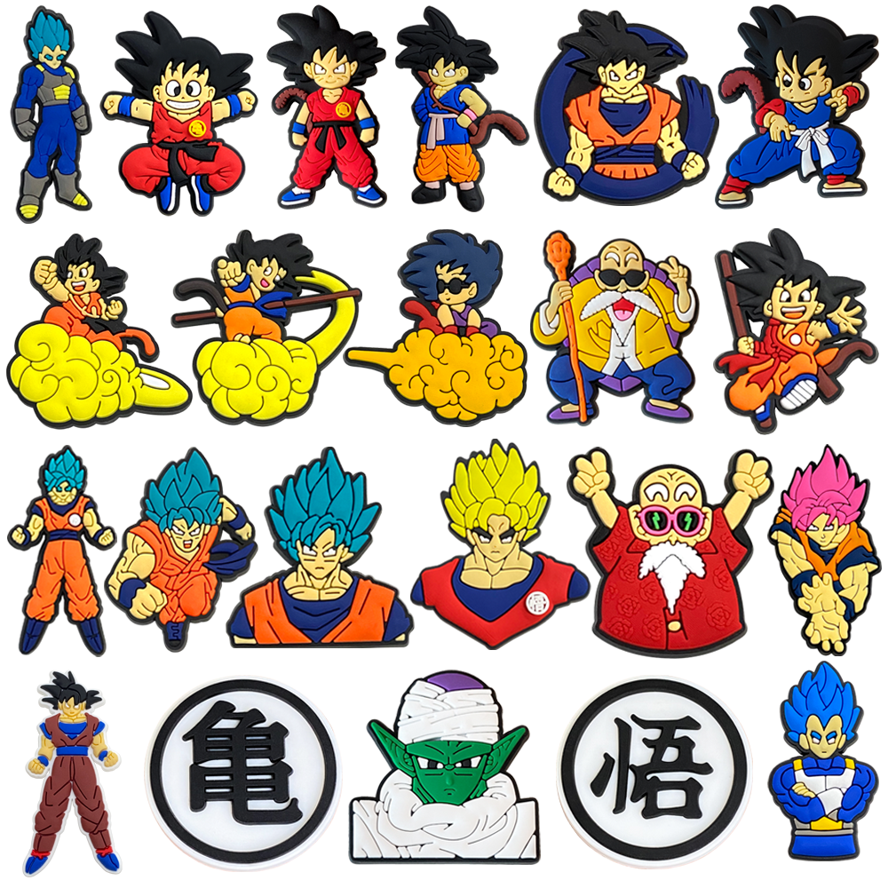 22pcs Dragon Ball Series Shoe  - огляд і ціна Croc Style Clog
