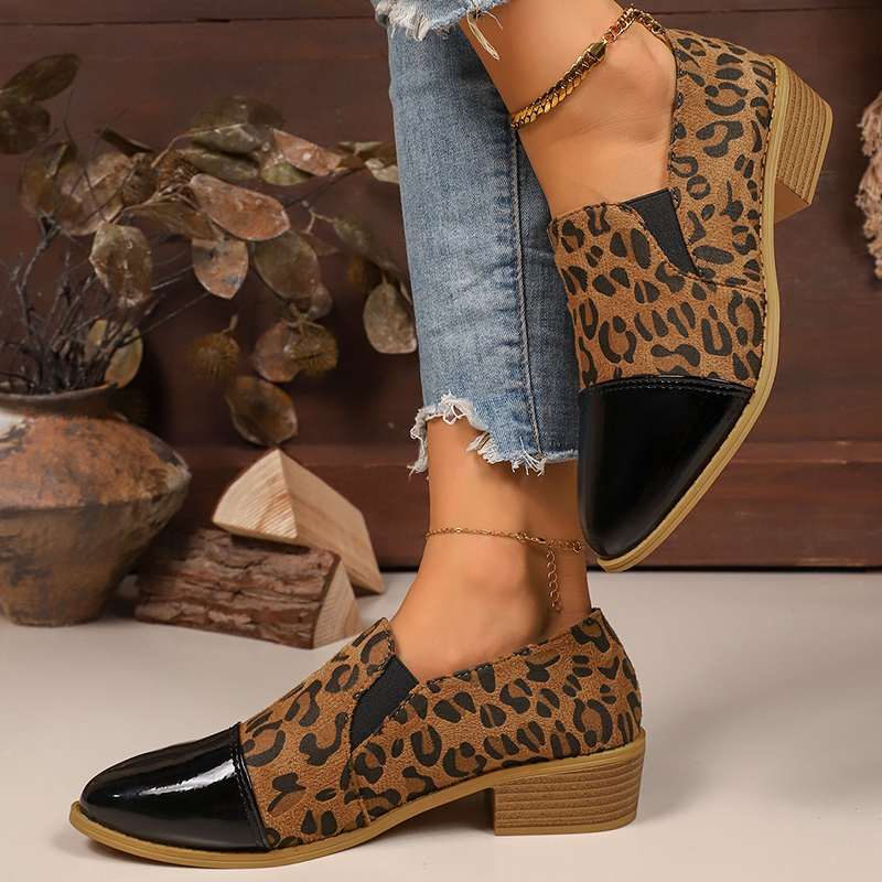 Leopard Printed Women's Low He - огляд і ціна Women Shoes Heels