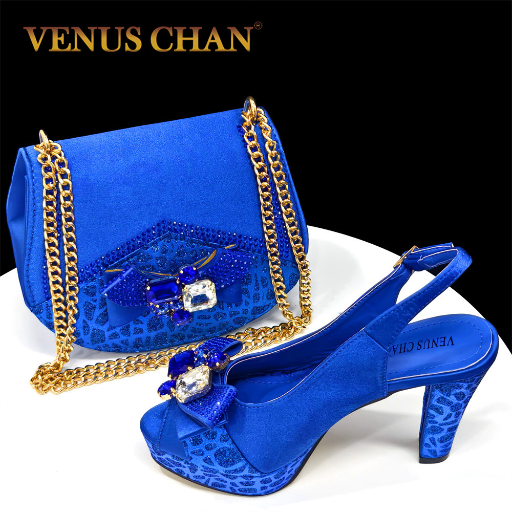 2024 Rhinestone Design INS Hot - огляд і ціна Women'S Shoes Navy Blue