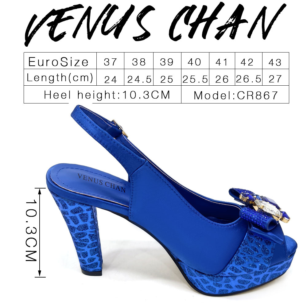 2024 Rhinestone Design INS Hot - огляд і ціна Women'S Shoes Navy Blue